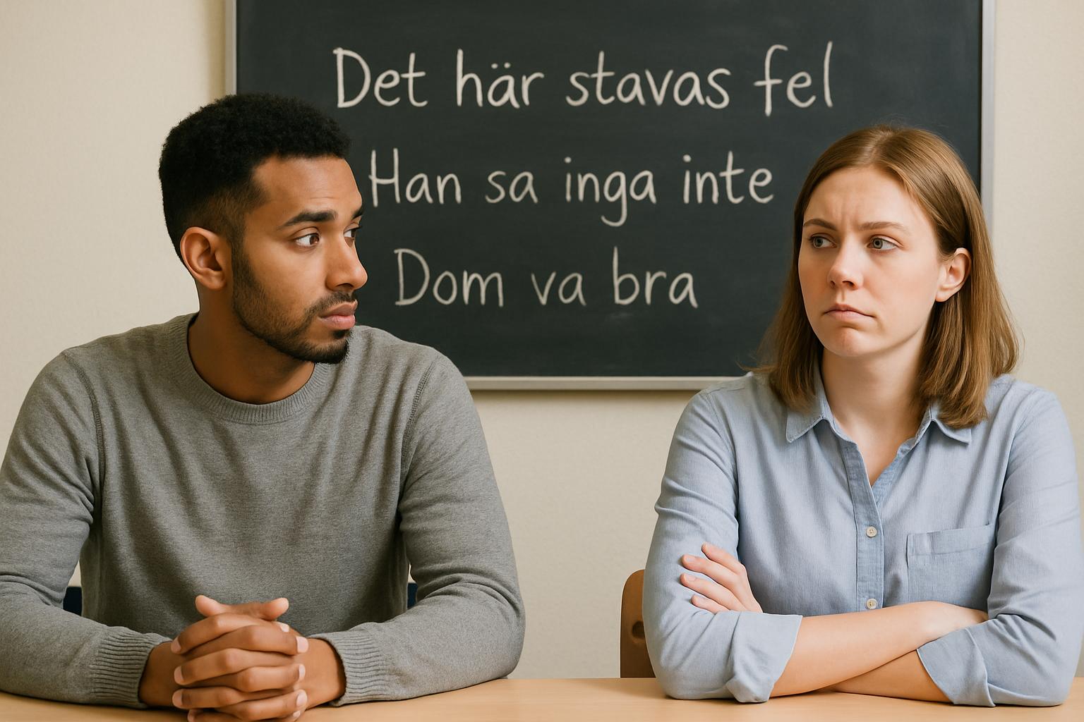 Därför uppfattas språkfel olika beroende på brytning och bakgrund