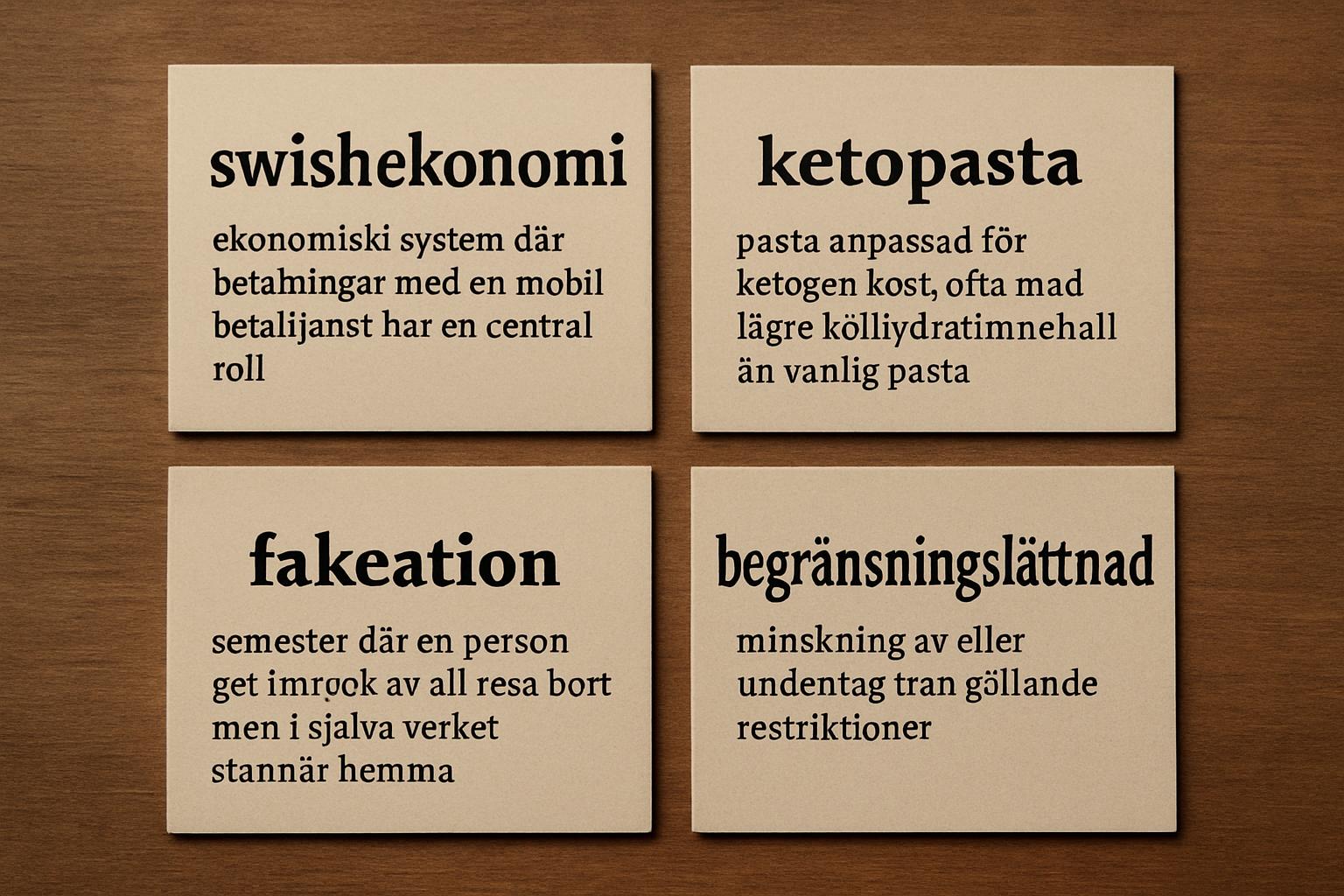 Fyra nya svenska nyord som fångar samtiden du inte vill missa