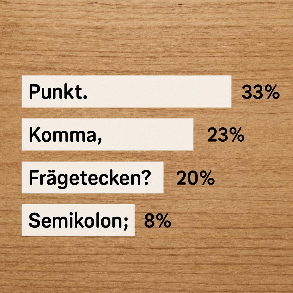 Svenskarnas favoritskiljetecken avslöjat punkten tar hem förstaplatsen