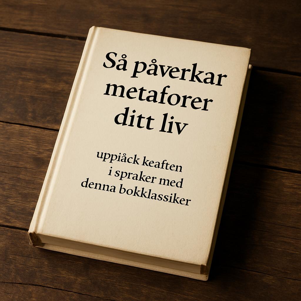 Så påverkar metaforer ditt liv – upptäck kraften i språket med denna bokklassiker