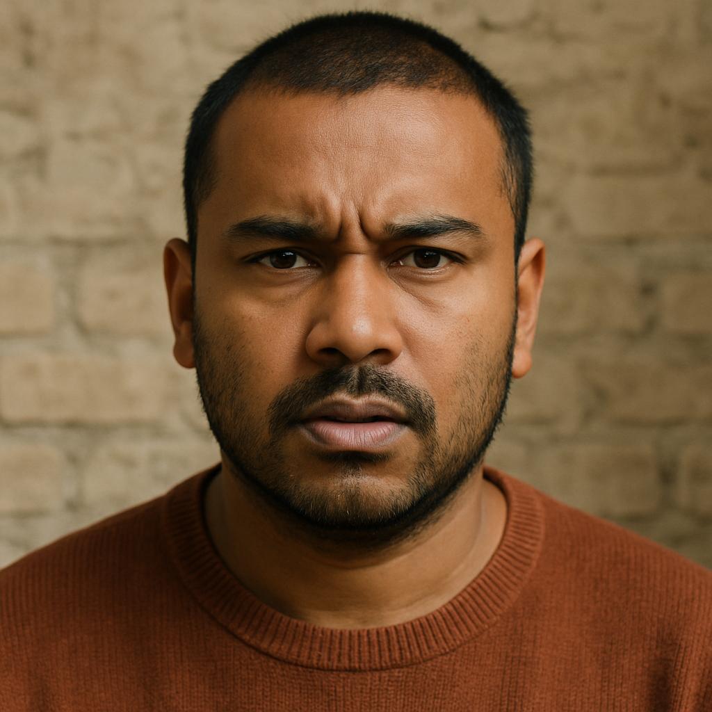 Adrian Perera skakar om med språklig kraft i Alla mänskorna ha problemen