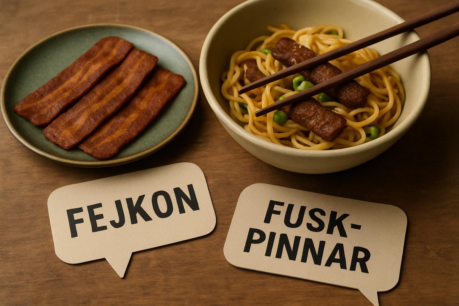 Så påverkar ord som fejkon och fuskpinnar vårt sätt att se på mat språk och identitet